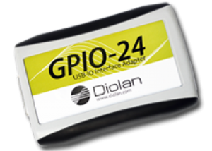 GPIO-24E USB-IO Interface Adapter with Enclosure